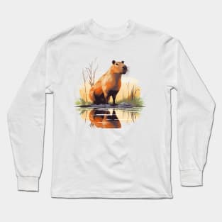 I Love Capybaras Long Sleeve T-Shirt